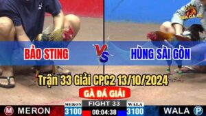Trận 33 Giải CPC2 13/10/2024 giữa anh Bảo Sting và anh Hùng Sài Gòn