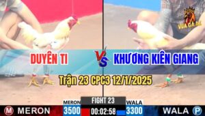 Trận 23 CPC3 12/1/2025 - Gà Bướm Bổn Số 1 Của Duyên Ti Tiếp Tục Bay Bồ