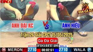Trận 26 Giải CPC1 15/5/2025 – Anh Đại KC Vs Anh Hiếu Long An