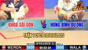 Trận 1 CPC1 24/7/2025 - Bướm Anh Khoa Đá Gà Cú Ói, Bỏ Chạy Kêu Oai Oái
