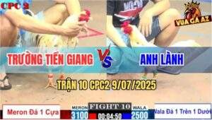 Trận 10 CPC2 9/7/2025 - Bướm Anh Lành Kém 6 Chấm Đá Gà Bự Bể Đầu
