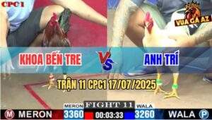 Trận 11 CPC1 17/7/2025 - Điều Cọp Anh Khoa Bến Tre Đá Bo Như Búa Bổ
