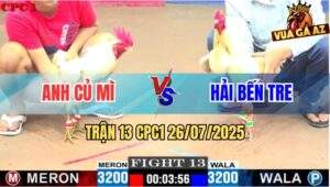 Trận 13 CPC1 26/7/2025 - Úa Cọp Anh Củ Mì Đá Gà Bướm La Làng Chạy Chết