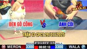 Trận 13 CPC1 29/7/2025 - Anh Đen Gò Công và Anh Còi
