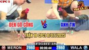 Trận 18 CPC1 8/7/2025 - Xám Mặt Râu Anh Tin Đá 3 Chân Lụm Kem