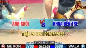 Trận 20 CPC1 29/7/2025 - Điều Mồng Lá Anh Khoa Đá Bướm Úp Mặt Vô Tường