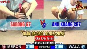 Trận 26 CPC1 10/7/2025 - SaBong 67 Hạ Anh Khang Lấy Lại 3 Điểm