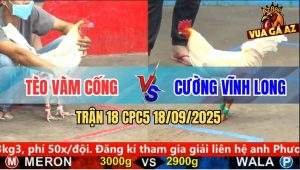 Trận 18 CPC5 18/9/2025 - Anh Tèo Vàm Cống Và Anh Cường Vĩnh Long