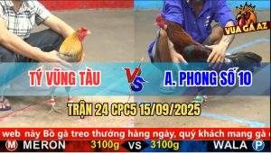 Trận 24 CPC5 15/9/2025 - Anh Tý Vũng Tàu Và Anh Phong Số 10