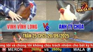 Trận 25 CPC5 20/9/2025 - Úa Hiệu Anh Tý Chùa Bị Đối Thủ Dồn Ép Bay Bồ