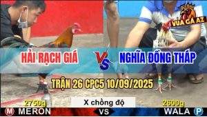 Trận 26 CPC5 10/9/2025 - Gà Bướm Anh Nghĩa Đồng Tháp Lên 2 Không Thành