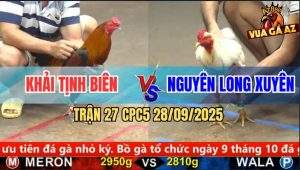 Trận 27 CPC5 28/9/2025 - Anh Khải Tịnh Biên Và Anh Nguyên Long Xuyên