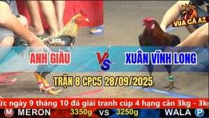 Trận 8 CPC5 28/9/2025 - Anh Giàu Và Anh Xuân Vĩnh Long