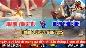 Trận 14 CPC5 1/10/2025 - Anh Quang Vũng Tàu Và Anh Điểm Phú Bình