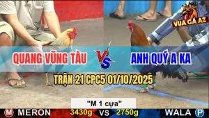 Trận 21 CPC5 1/10/2025 - Anh Quang Vũng Tàu Và Anh Quý A KA
