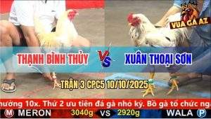 Trận 3 CPC5 10/10/2025 - Anh Thạnh Bình Thủy Và Anh Xuân Thoại Sơn