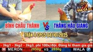 Trận 4 CPC5 4/10/2025 - Anh Bình Châu Thành Và Anh Thắng Hậu Giang