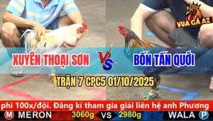 Trận 7 CPC5 1/10/2025 - Anh Xuyên Thoại Sơn Và Anh Bốn Tân Quới
