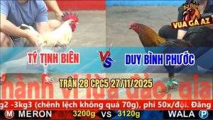 Trận 28 CPC5 27/11/2025 - Gà Bướm Anh Tý Gồng Cứu Chủ Khồng Thành