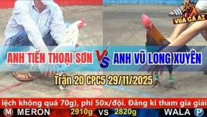 Trận 20 CPC5 29/11/2025