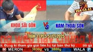 Trận 3 CPC5 5/12/2025 - Gà Úa Anh Nam Đâm Bướm Tốc Đầu Bỏ Chạy
