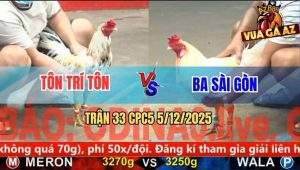 Trận 33 CPC5 5/12/2025 - Bướm Vô Ô Bỏ Đi, Úa Đứng Im Chờ Lấy Tiền