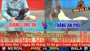 Trận 33 CPC5 6/12/2025 - Anh Thắng Tưởng Dể Ăn Cho Anh Quang Dư 4 Chấm